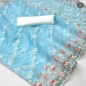 Blue Organza 11
