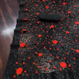 Black sequence saree 14